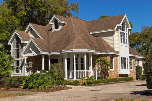 façade of a residential property